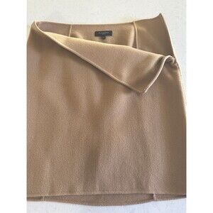 Talbots Petites Classic Wool Pencil Skirt 12P tan color